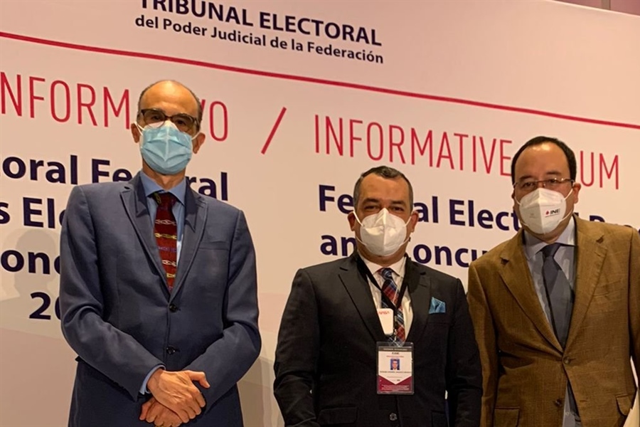 Román Jáquez participated as head of the Electoral Observation Mission in Mexico